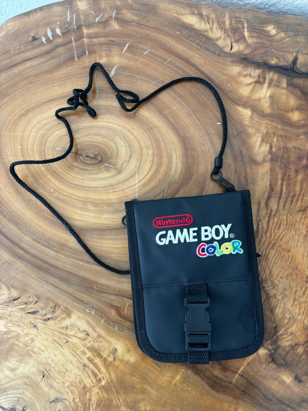 Nintendo Black Game Boy Color Crossbody Pouch